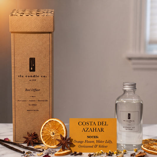 Costa del Azahar Reed Diffuser Refill Oil – Orange Blossom Scent