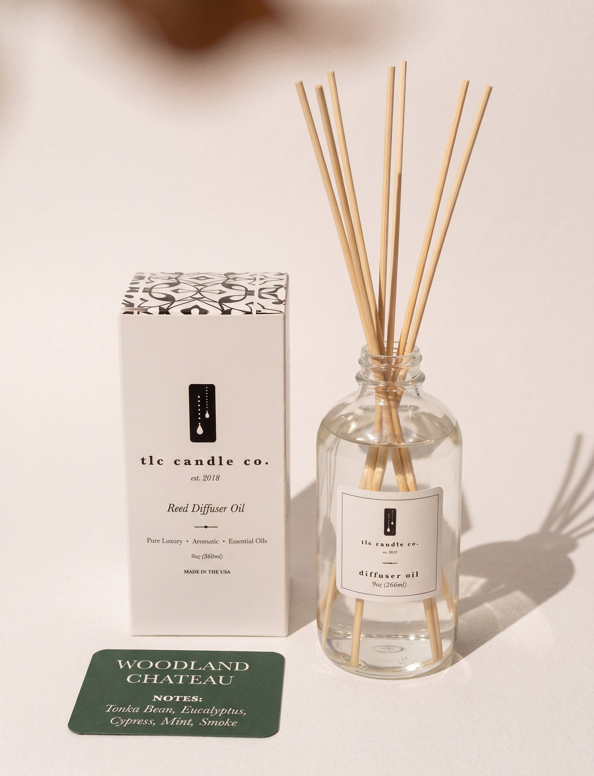 Woodland Chateau Reed Diffuser Refill Oil – Fir & Smoked Wood Scent